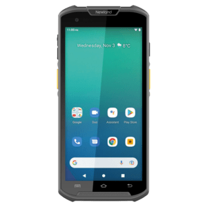 Newland MT93 Pro UHF, 2D, 14 cm (5.5''), GPS, Gun, RFID, USB-C, BT, Wi-Fi, Android, kit, RB