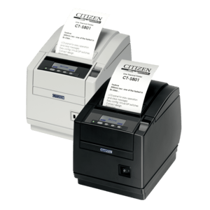 Citizen CT-S801II, 8 dots/mm (203 dpi), cutter, display, black