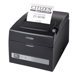 Citizen CT-S310II LAN, Dual-IF, 8 dots/mm (203 dpi), cutter, black