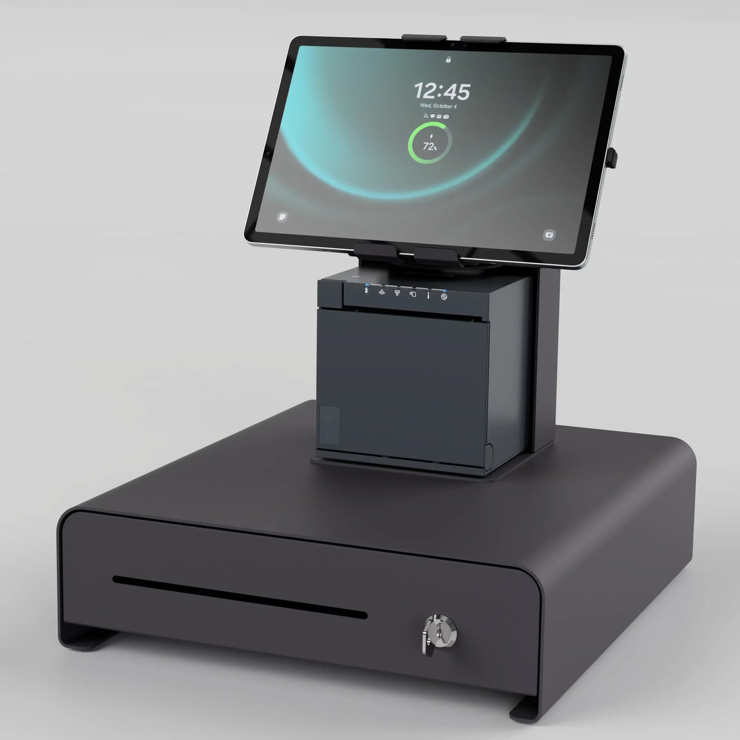 Universal printer/tablet holder