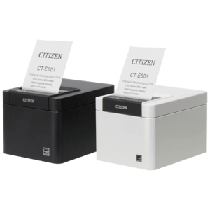 Citizen CT-E601, USB, USB Host, 8 dots/mm (203 dpi), cutter, whitecite601u