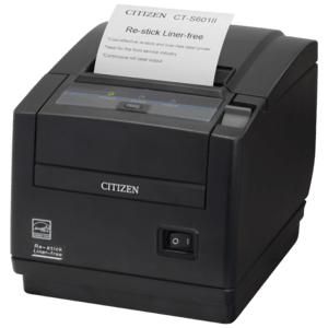 Citizen CT-S601IIR, 8 dots/mm (203 dpi), cutter, linerless, blackcit601r