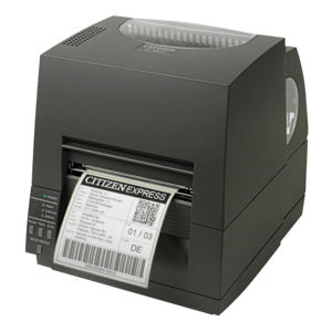 Citizen CL-S631II (labeled as CL-S621II), 12 dots/mm (300 dpi), Dual-IF, EPL, ZPL, Datamax, black
