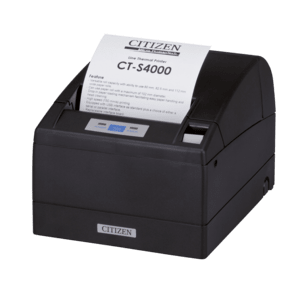 Citizen CT-S4000, USB, RS232, 8 dots/mm (203 dpi), cutter, blackcit4000susw2