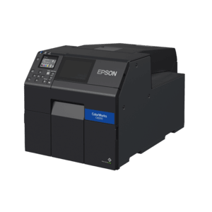 Epson ColorWorks CW-C6000Ae, cutter, disp., USB, Ethernet, blackepsc6000