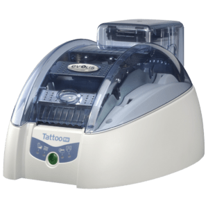 Evolis Tattoo2 RW, single sided, 12 dots/mm (300 dpi), USB, Ethernet