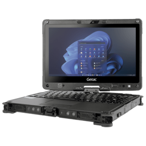 Getac V110, 29,5cm (11,6''), Full HD, US-layout, GPS, Chip, RFID, USB, USB-C, BT, Wi-Fi, 4G, SSD, Win. 11 Pro, blackgetux10g3-20