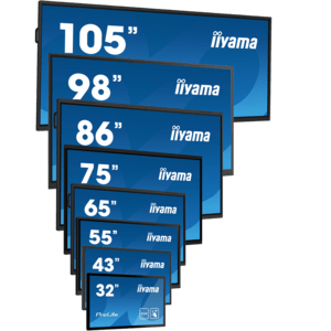 iiyama ProLite LH6564UHS-B1AG, 165 cm (65''), 4K, USB, USB-C, RS232, Ethernet, Wi-Fi, Android, RS232