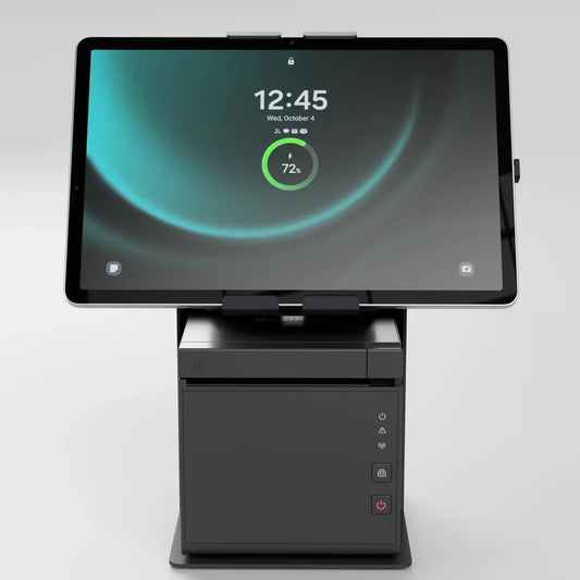 Universal printer/tablet holder
