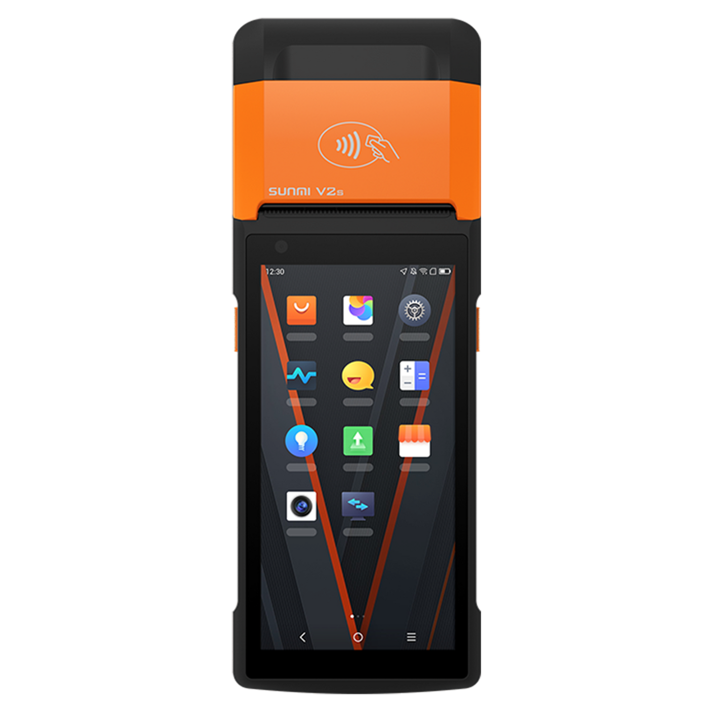 SUNMI V2s GO (No charging pins), 14 cm (5.5''), GPS, USB-C, BT (BLE), Wi-Fi, 4G, Android