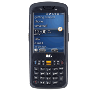 M3 Mobile BK10, 1D, LR, 8.9 cm (3.5''), QWERTY, GPS, USB, BT, Wi-Fim3bk10-40