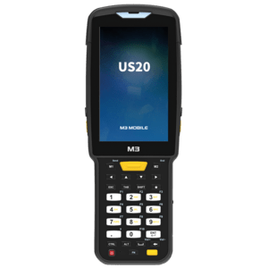 M3 Mobile US20X, 2D, SE4710, BT, Wi-Fi, 4G, NFC, Func. Num., GPS, hot-swap, Android
