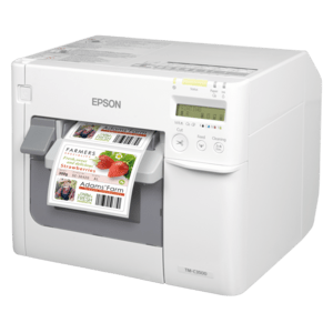 Epson ColorWorks C3500, cutter, disp., USB, Ethernet, NiceLabel, white